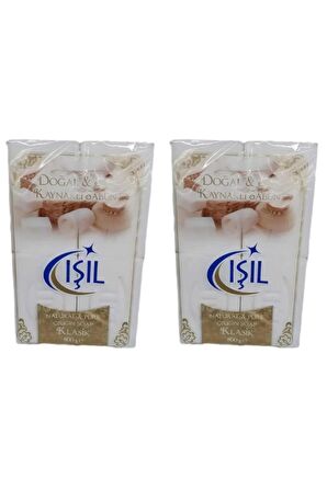 Işıl Doğal Saf Kaynaklı Katı Sabun 4x200 g (2 PAKET)