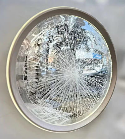 Iris Ledli Kumandalı Tavan Avizesi 3 Işık Renk Tonu (Sarı, Beyaz ve Günışığı) Kumanda Ile Gece Modu