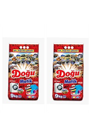 DOĞU MATİK 9KG + 9KG RENKLİLER