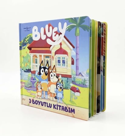 Bluey - 3 Boyutlu Kitabım - Sert Kapak