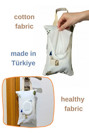 Islak Mendil Saklama Çantası Ev İş Ofis Oto Araba Bebek Arabası Seyahatte Islak Mendil Kutusu Kılıfı