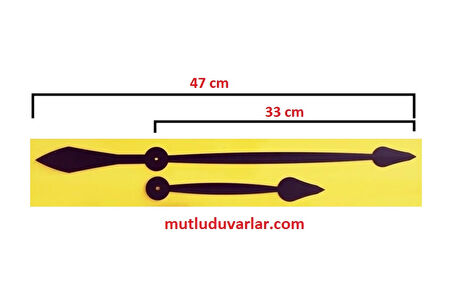 32 cm yelkovan saat aparatı saat motoru saat kadranı