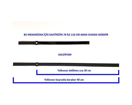 40 cm yelkovanlı Büyük Saat Motoru