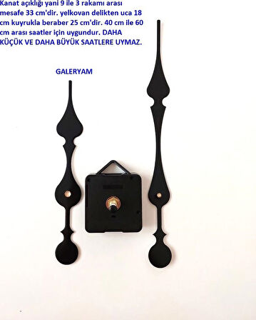 Uzun Şaft Saat Motoru Uzun Şaft Saat Mekanizması Uzun Şaft Saat