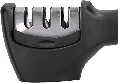 3 aşamalı ayaklı bıçak bileme aleti, pratik ve kullanışlı keskinleştirme çözümü