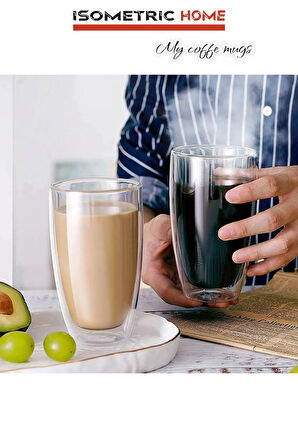 Roma Çift Camlı Çift Cidarlı Bardak 500 ml