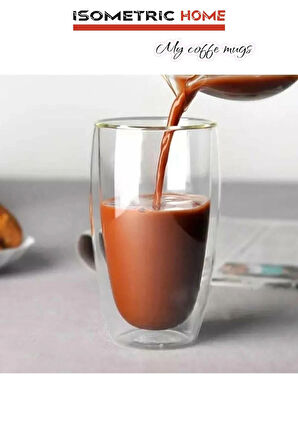 Roma Çift Camlı Çift Cidarlı Bardak 500 ml