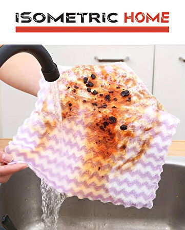 3 Adet Mikrofiber Bez 30x30, Süper Emici Mercan Polar Kumaş, Koku Yapmaz, Nem ve Bakteri Önler Çeyiz