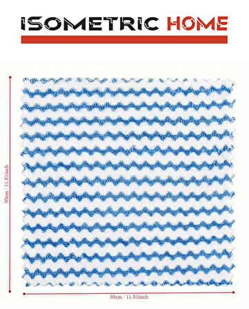 3 Adet Mikrofiber Bez 30x30, Süper Emici Mercan Polar Kumaş, Koku Yapmaz, Nem ve Bakteri Önler Çeyiz