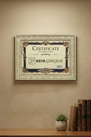 Dekoratif Lüks Antik 5'li Set 21x30 (A4) İşlemeli Plastik Fotoğraf Çerçevesi