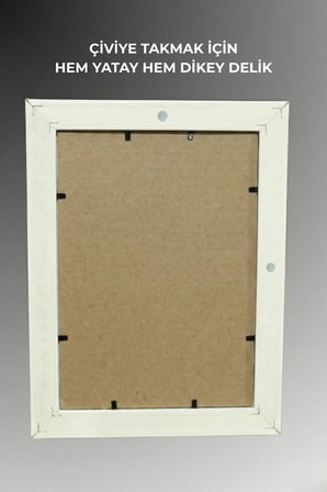 Dekoratif Lüks Antik 21x30 (A4) İşlemeli Gold Plastik Fotoğraf Çerçevesi