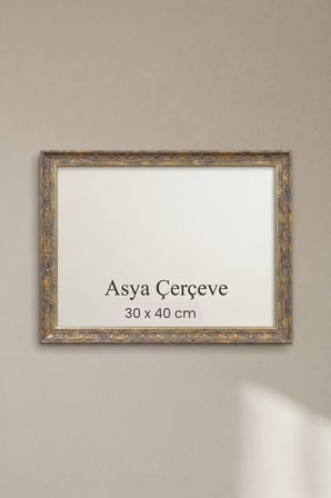 30 x 40 cm İstanbul Serisi İşlemeli Camlı Oda Mutfak Salon Koridor Poster ve Resim Çerçevesi