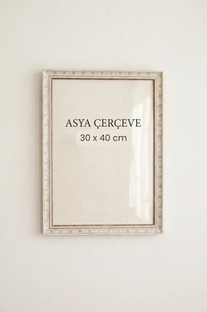 30 x 40 cm İstanbul Serisi İşlemeli Camlı Oda Mutfak Salon Koridor Poster ve Resim Çerçevesi
