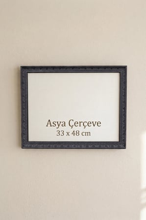 33 x 48 cm İstanbul Serisi İşlemeli Camlı Oda Mutfak Salon Koridor Avukat Ruhsatnamesi Poster ve Resim Çerçevesi