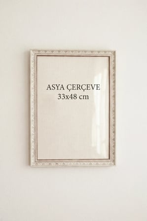 33 x 48 cm İstanbul Serisi İşlemeli Camlı Oda Mutfak Salon Koridor Avukat Ruhsatnamesi Poster ve Resim Çerçevesi