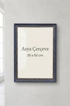 35 x 50 cm İstanbul Serisi İşlemeli Camlı Oda Mutfak Salon Koridor Poster ve Resim Çerçevesi