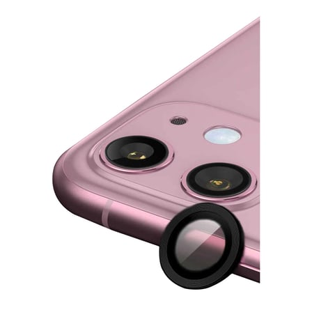 Apple Uyumlu İphone Raze Metal Kamera Lens - Siyah