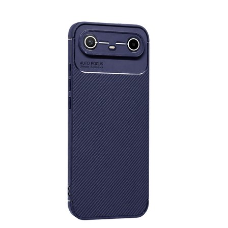 Tecno Spark Slim 5g Auto Focus Karbon Kapak - Lacivert