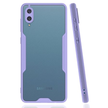 Samsung Galaxy A Kılıf Platin Silikon - Lila