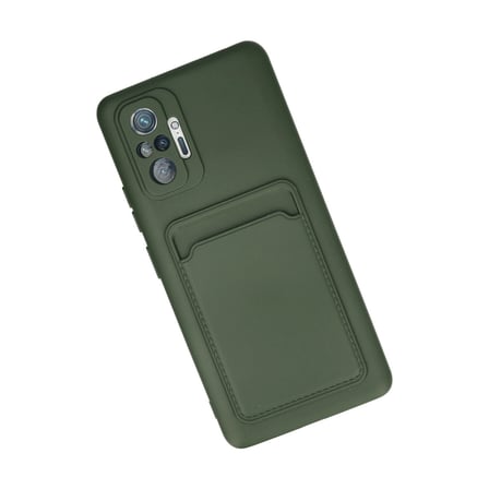 Xiaomi Redmi Note  Pro Kılıf Kelvin Kartvizitli Silikon - Koyu Yeşil