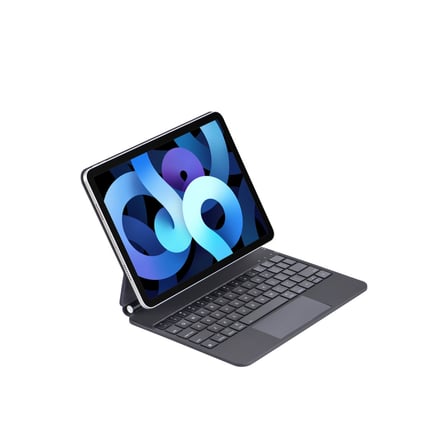 Apple İpad Pro 11 (2022) Kılıf X7 Magic Manyetik Klavyeli Tablet Kılıfı - Siyah