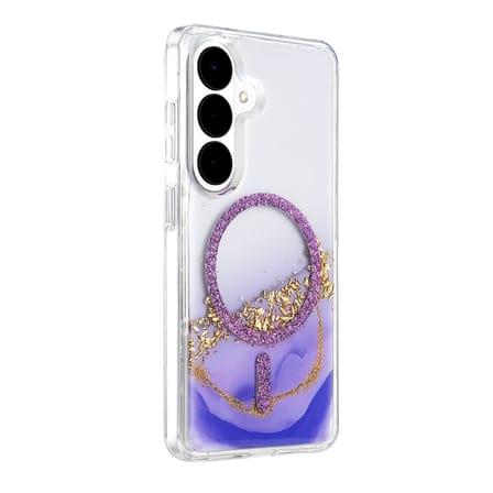 Onegif Samsung Galaxy S26 Lotus Simli Magsafe Kapak - Mor