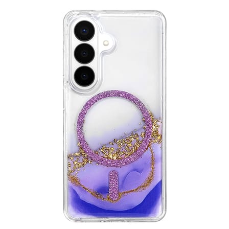 Onegif Samsung Galaxy S26 Lotus Simli Magsafe Kapak - Mor