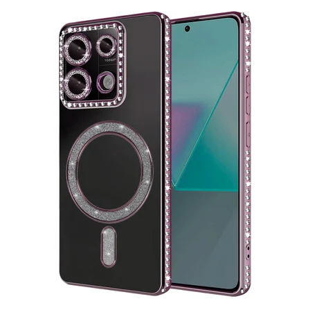 Xiaomi Uyumlu Redmi Note Pro g Joke Simli Magneticsafe Kılıf - Pembe