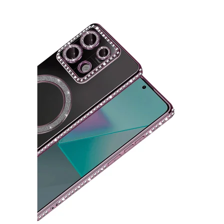 Xiaomi Uyumlu Redmi Note Pro g Joke Simli Magneticsafe Kılıf - Pembe