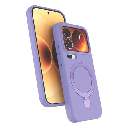 Xiaomi Mi 17 Pro Max Regal Magsafe Standlı Kapak - Lila