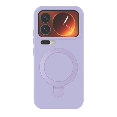 Xiaomi Mi 17 Pro Max Regal Magsafe Standlı Kapak - Lila