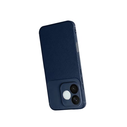 Huawei Honor  Lite Auto Focus Karbon Kapak - Lacivert