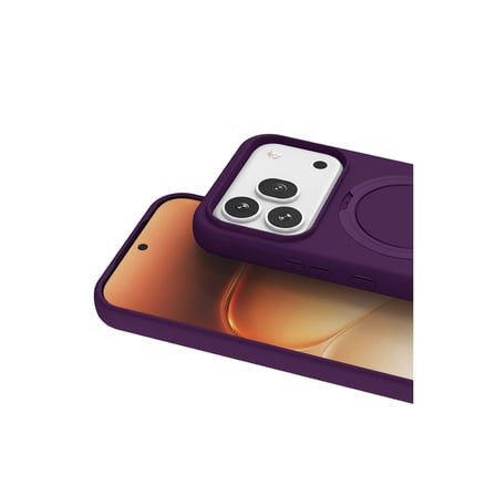Huawei Honor 600 Regal Magsafe Standlı Kapak - Derin Mor