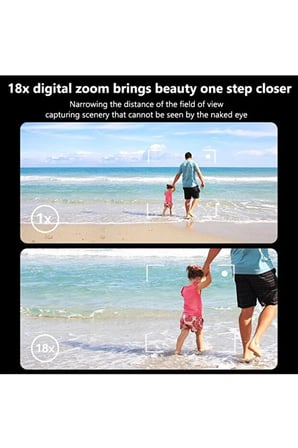 5k 75mp Hd Dijital Kamera 18x Dijital Zoom, Flaşlı,3.0 İnç Ekranlı Fotoğraf Makinesi