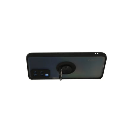 Oppo A54 4g Kılıf Montreal Yüzüklü Silikon Kapak - Siyah