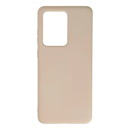 Samsung Uyumlu Galaxy S20 Ultra Kılıf Nano İçi Kadife Silikon - Pudra