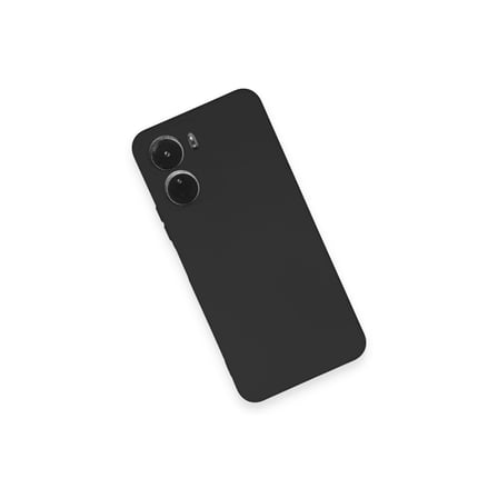 Vivo Y16 Kılıf Nano İçi Kadife Silikon - Siyah