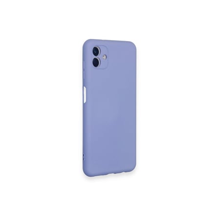 Samsung Uyumlu Galaxy A04 Kılıf Nano İçi Kadife Silikon - Lila