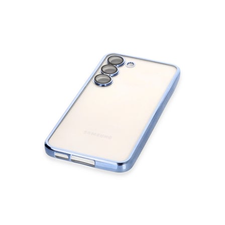 Samsung Uyumlu Galaxy S23 Plus Kılıf Razer Lensli Silikon - Açık Mavi