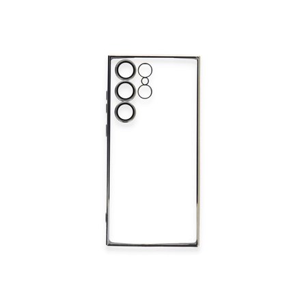 Samsung Uyumlu Galaxy S23 Ultra Kılıf Razer Lensli Silikon - Gold