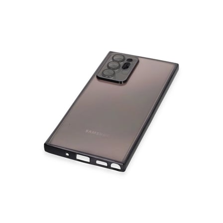 Samsung Uyumlu Galaxy Note 20 Ultra Kılıf Razer Lensli Silikon - Siyah