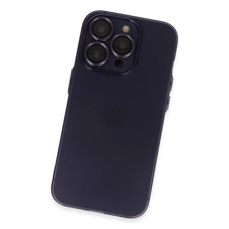 Apple İphone 14 Pro Max Kılıf Luko Lens Silikon - Siyah