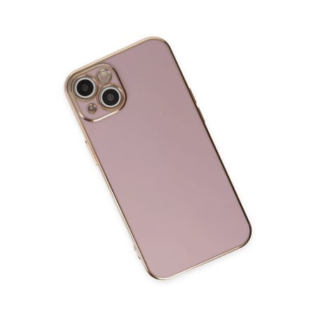 Apple İphone 15 Kılıf Volet Silikon - Mor