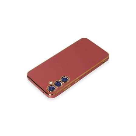Samsung Uyumlu Galaxy S23 Fe Kılıf Volet Silikon - Kırmızı
