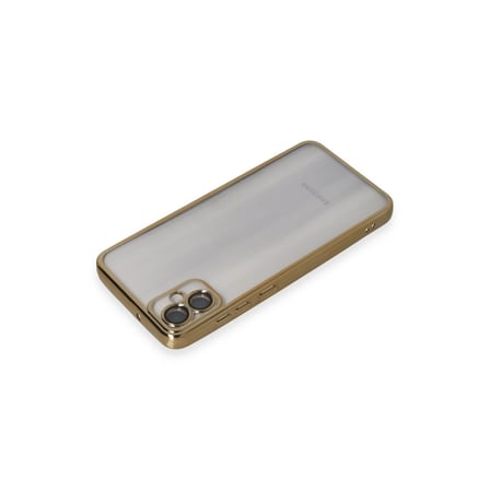 Samsung Uyumlu Galaxy A05 Kılıf Razer Lensli Silikon - Gold