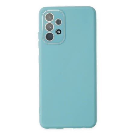 Samsung Galaxy A33 5g Kılıf Lansman Glass Kapak - Turkuaz