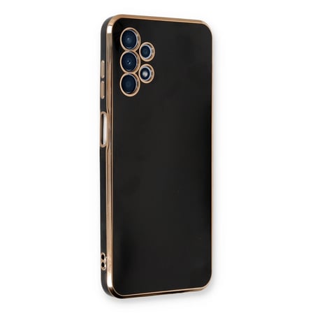 Samsung Uyumlu Galaxy A13 4g Kılıf Volet Silikon - Siyah