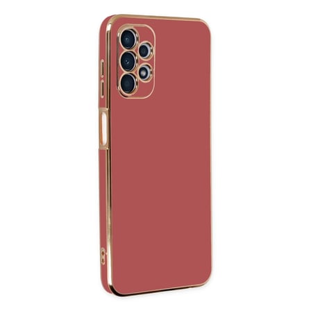 Samsung Uyumlu Galaxy A13 4g Kılıf Volet Silikon - Kırmızı