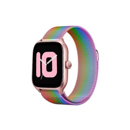Watch 20mm Metal Mıknatıslı Kordon (saat Değildir) - Gökkuşağı