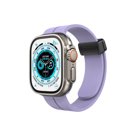 Apple Watch 42mm Kr412 Elegance Stylısh Kordon (saat Değildir) - Lila